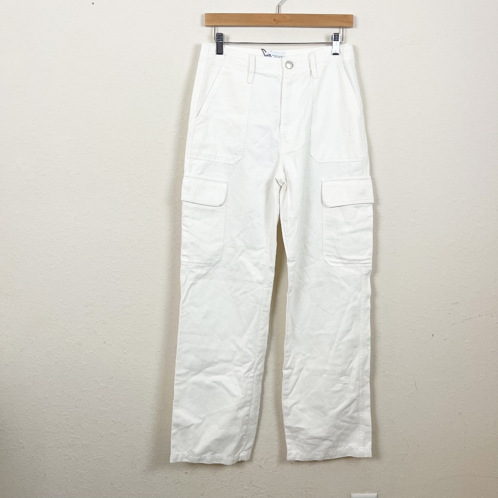 Zara White Cargo Pants